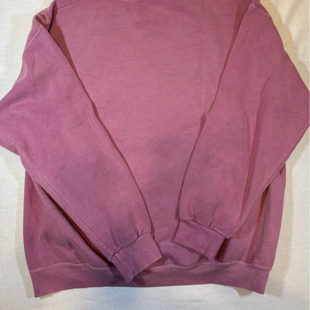 Urban Outfitters Oversized Nirvana Graphic Faded Pink Crewneck Sweatshirt